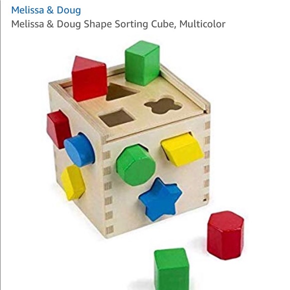 Melissa & Doug Other - New Melissa & Doug Shape Sorting Cube Age 2+